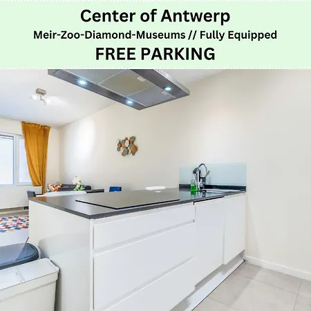 Center Of Antwerp - Free Parking Apartamento Exterior foto