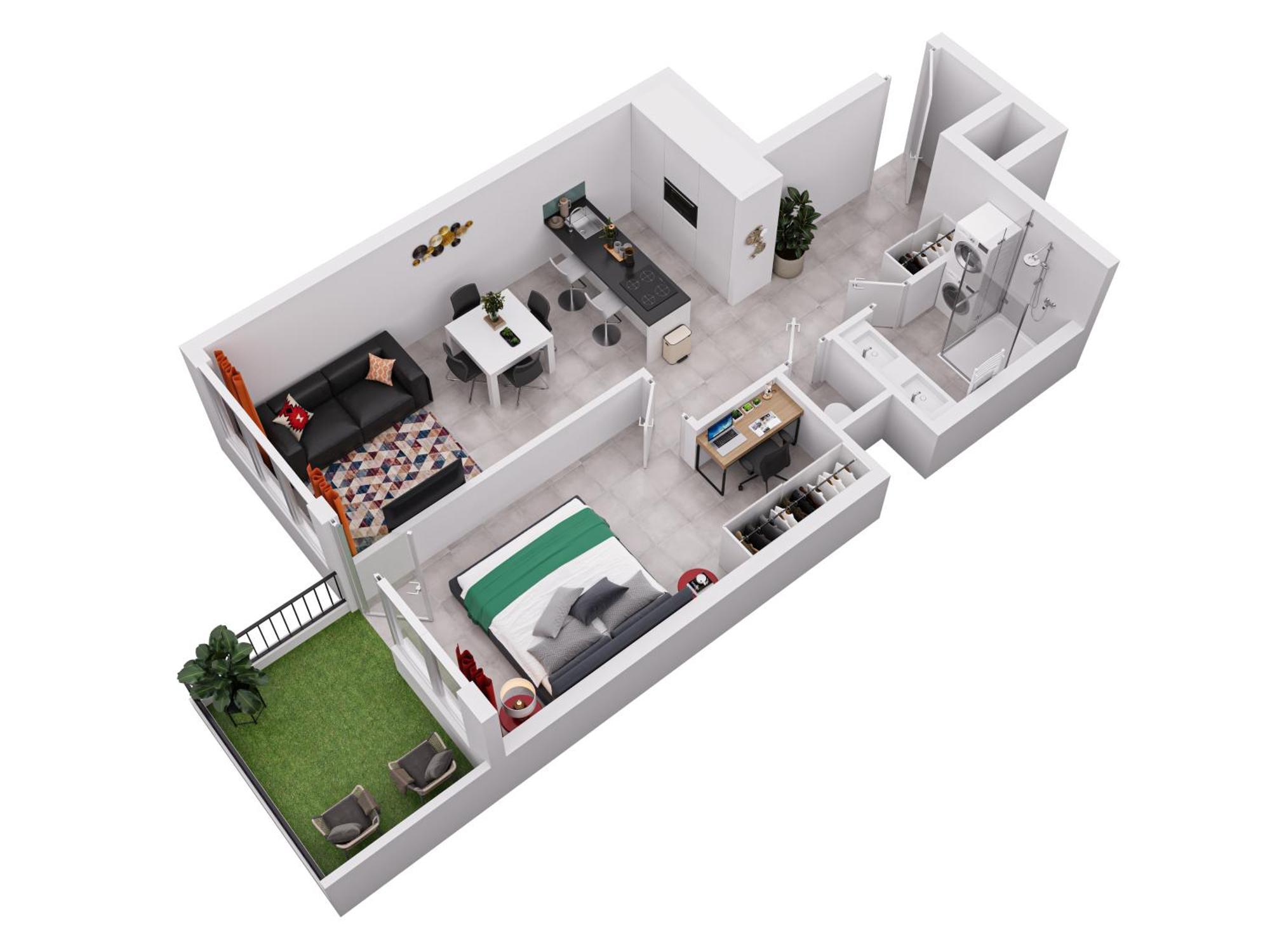 Apartment Center Of - Free Parking *